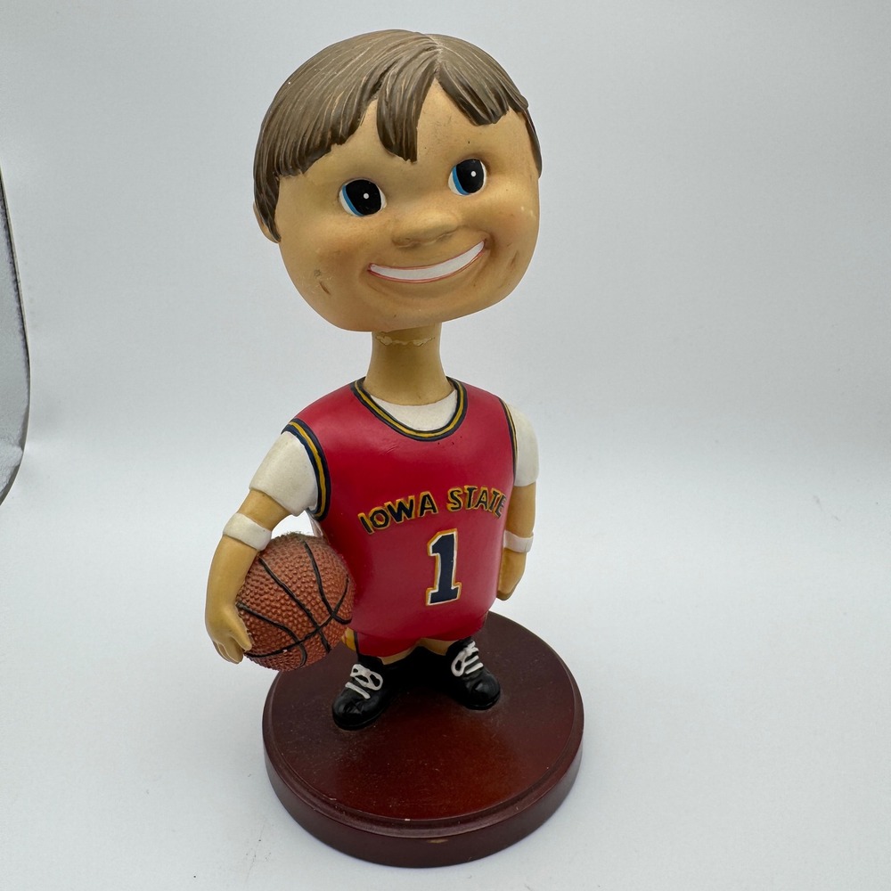 Iowa State Cyclones ISU Basketball Bobblehead Vtg 2001 Bobbin Head Limited